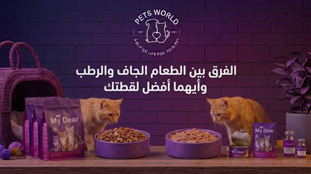الطعام الجاف والرطب