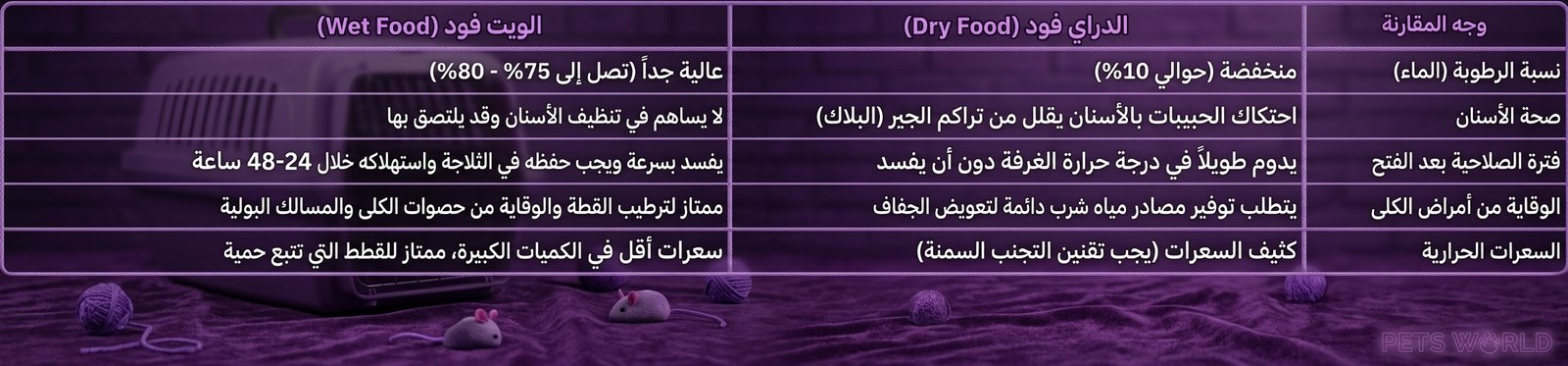 اختيار الدراي فود