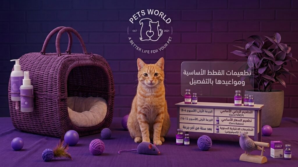 تطعيمات القطط