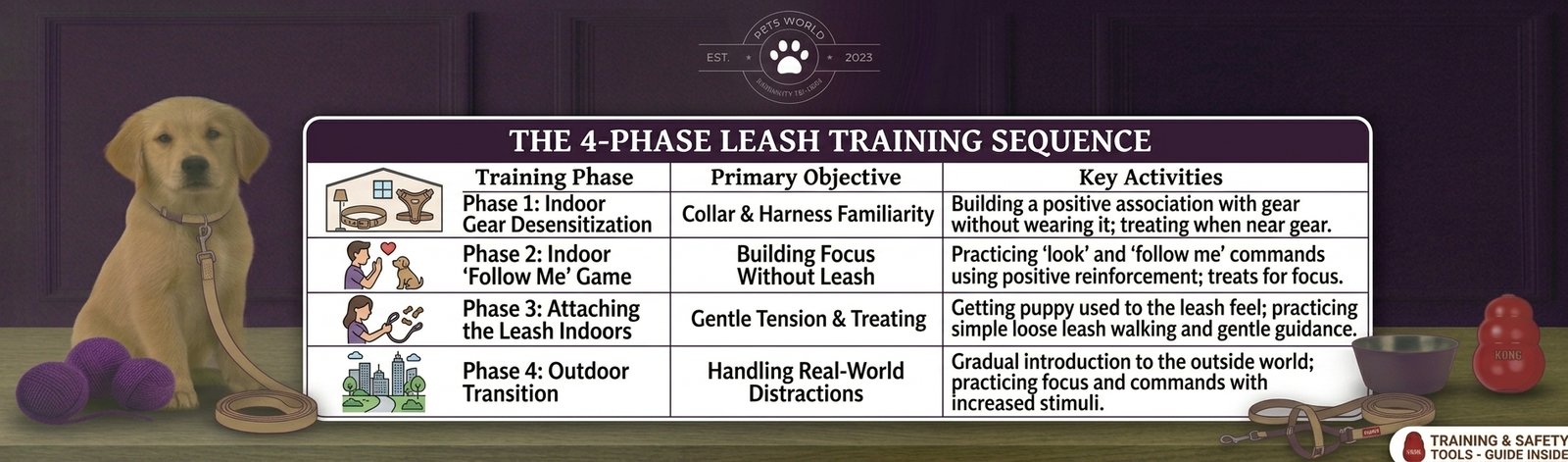 How to Leash Train a Puppy