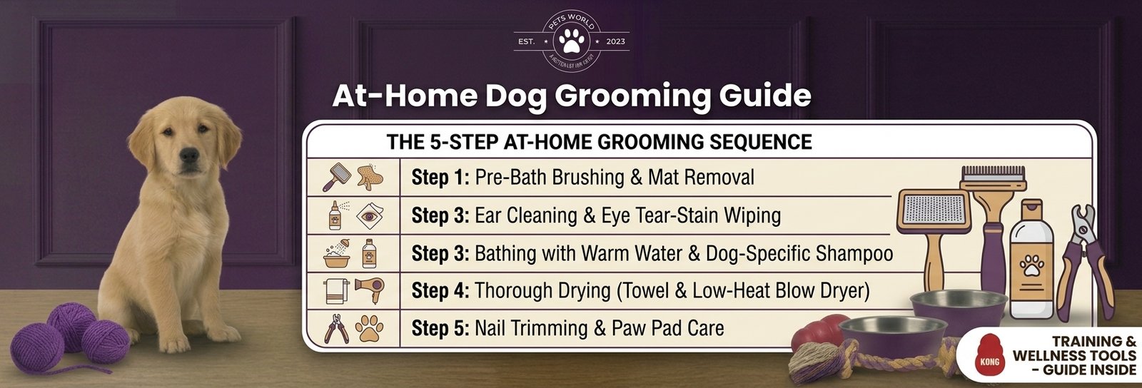 How to Groom a Dog at Home