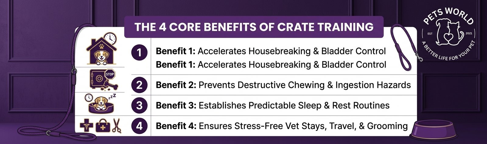 benefits of crate training